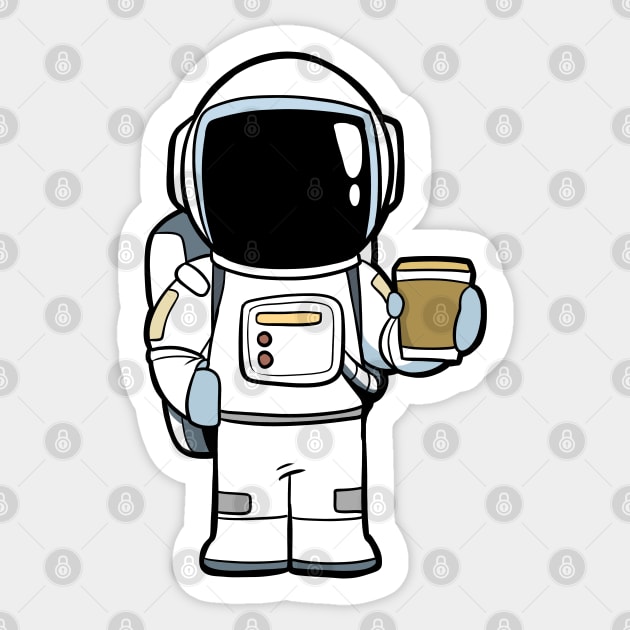 Space Coffee Sticker by WildSloths